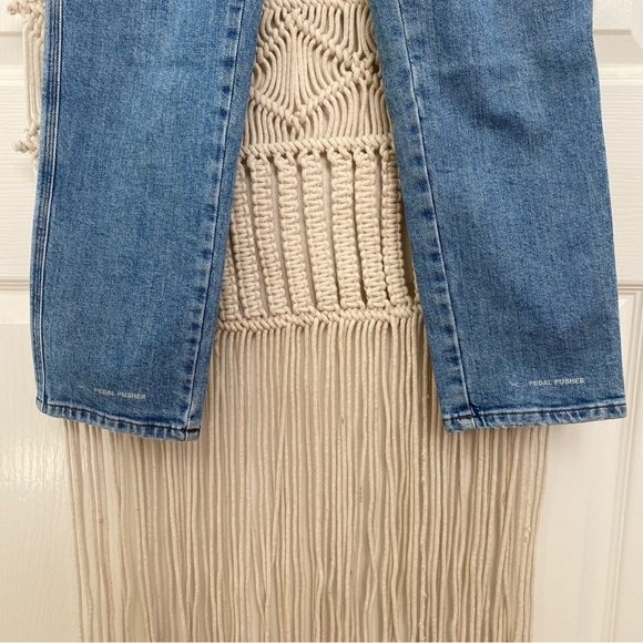 🌻 Closed Pedal Pusher Jeans High Rise Cropped Made in Italy - Picture 4 of 7